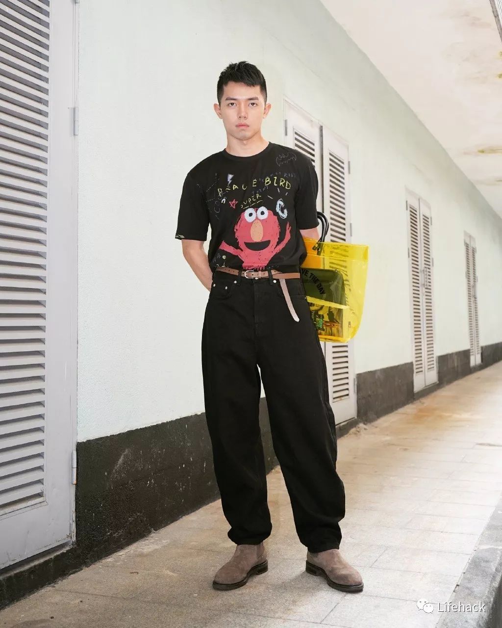 身高170的男生这样能穿出175即视感