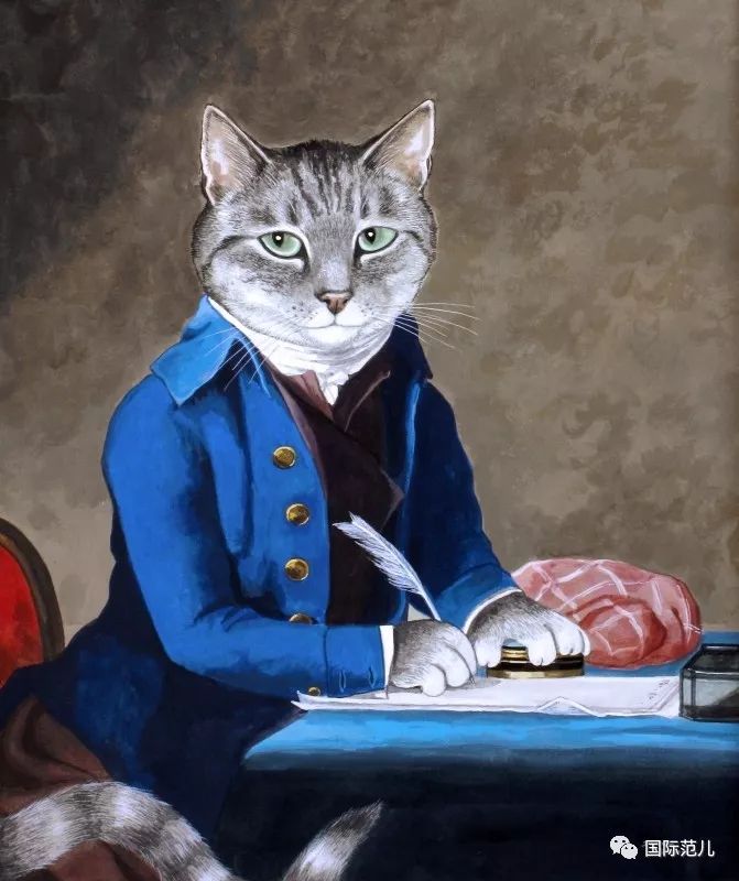 徜徉在文学艺术中的猫