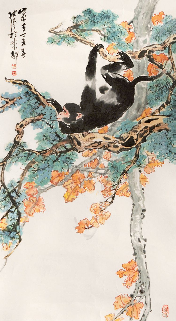 周北溪一位自学成才的杰出诗人和书画大家80幅