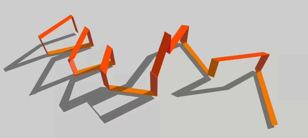 佳兆业室内立体折线的几何美感│更构建空间张力