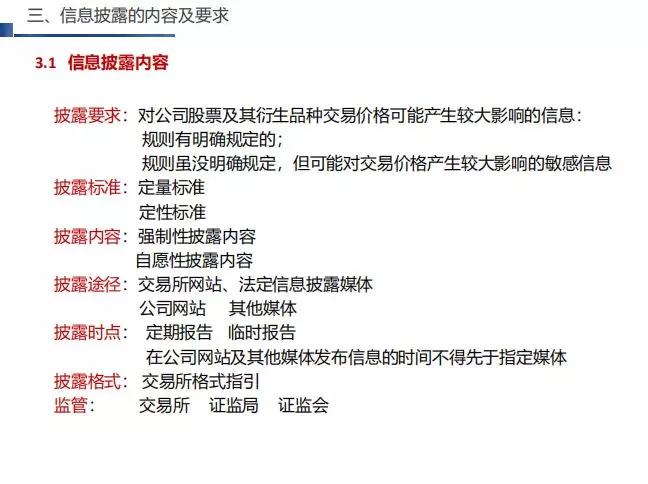 强制性信息披露体系图,来自老师ppt截图4