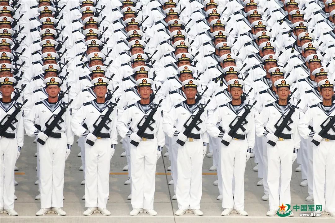 海军方队领队图片
