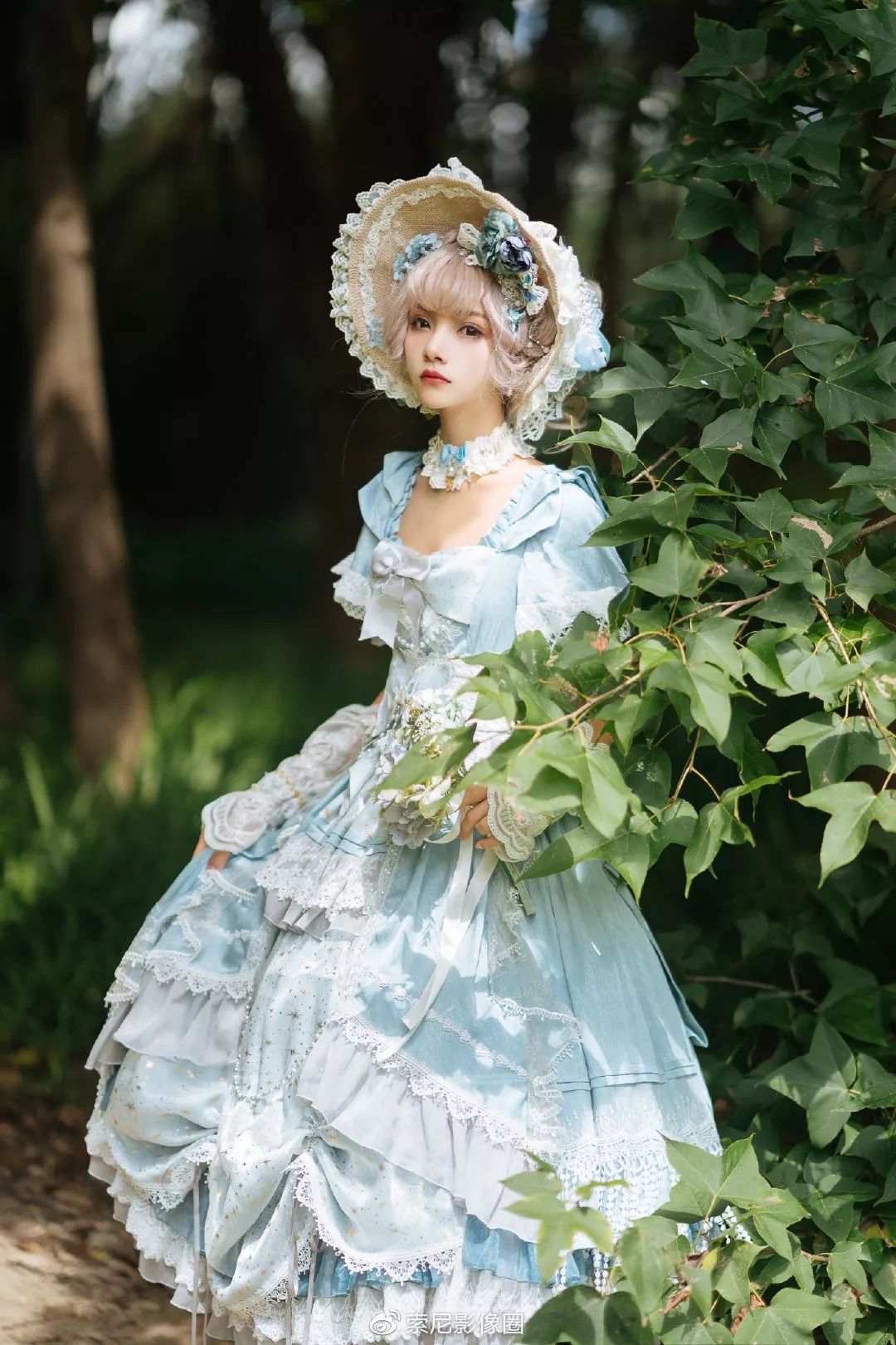 带上索尼微单alpha 9 拍摄森系lolita人像