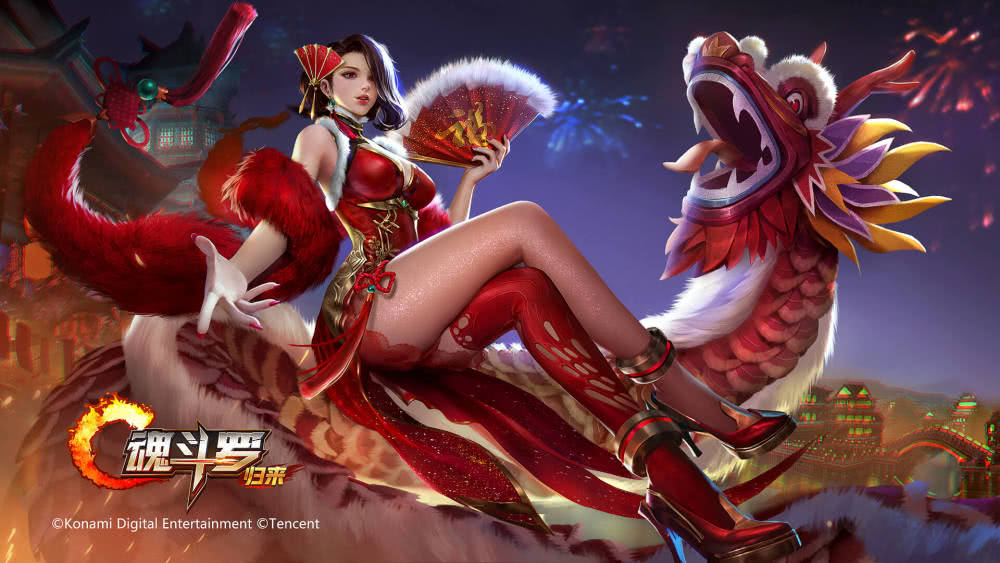 酷炫游戏魂斗罗归来壁纸戴着兔耳朵的小姐姐好甜美