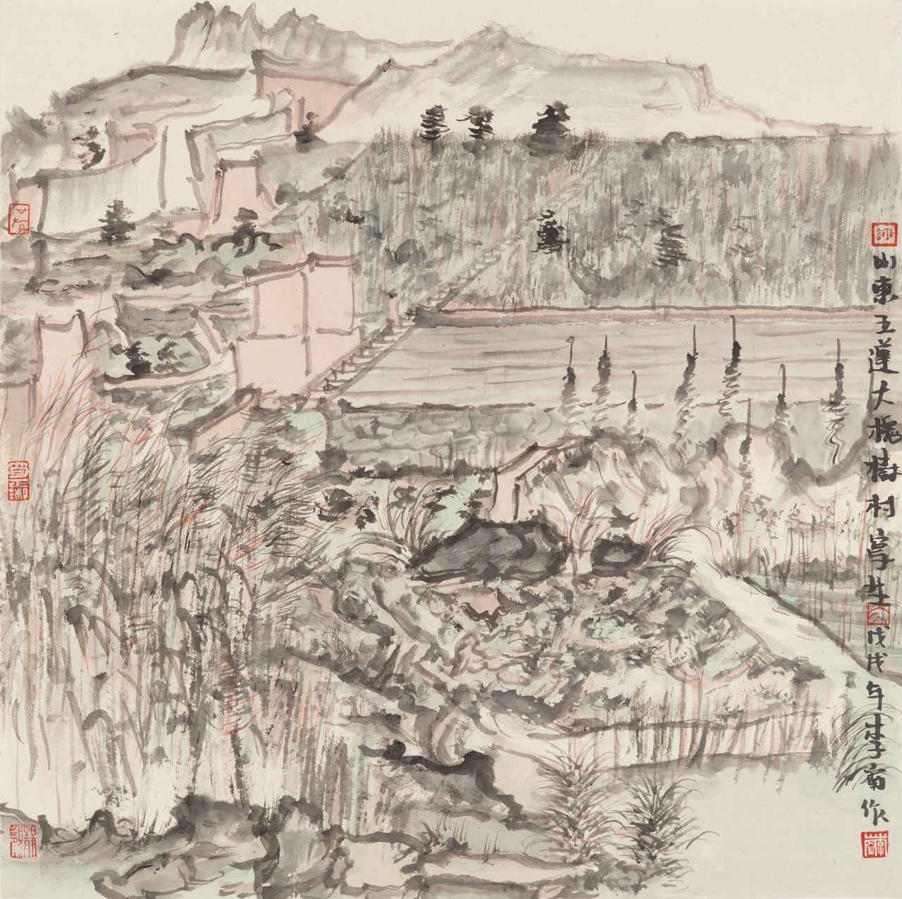 书画名家著名实力派画家李岗绘画作品赏析