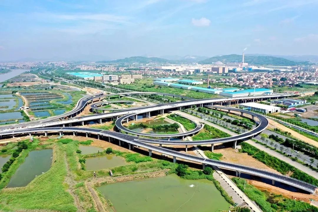 龙江大道暨北港特大桥通车全线通车