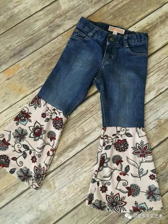 图解教程来学习牛仔裤怎么diy小衣服小裤子▼裤腿就能做的衣服只要