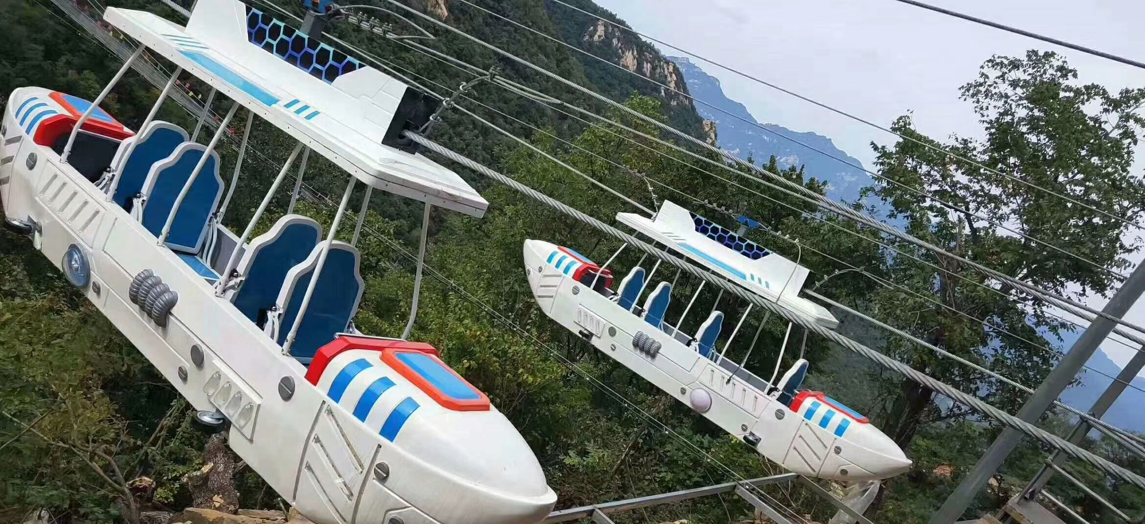 就在这个十一,天龙池景区重点打造的空中飞船项目也即将向广大游客