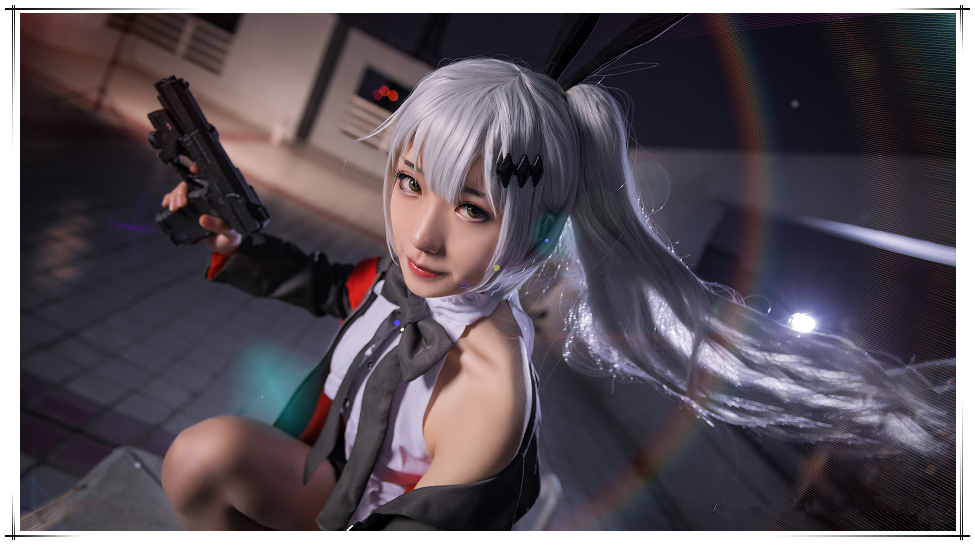 少女前线手枪人形cos正片滑稽菲儿fn57