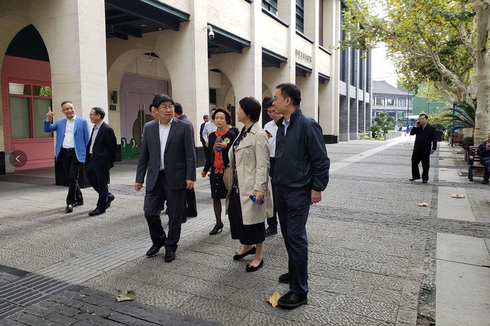 周江勇实地调研省委常委,杭州市委书记商务部副部长王炳南实地调研