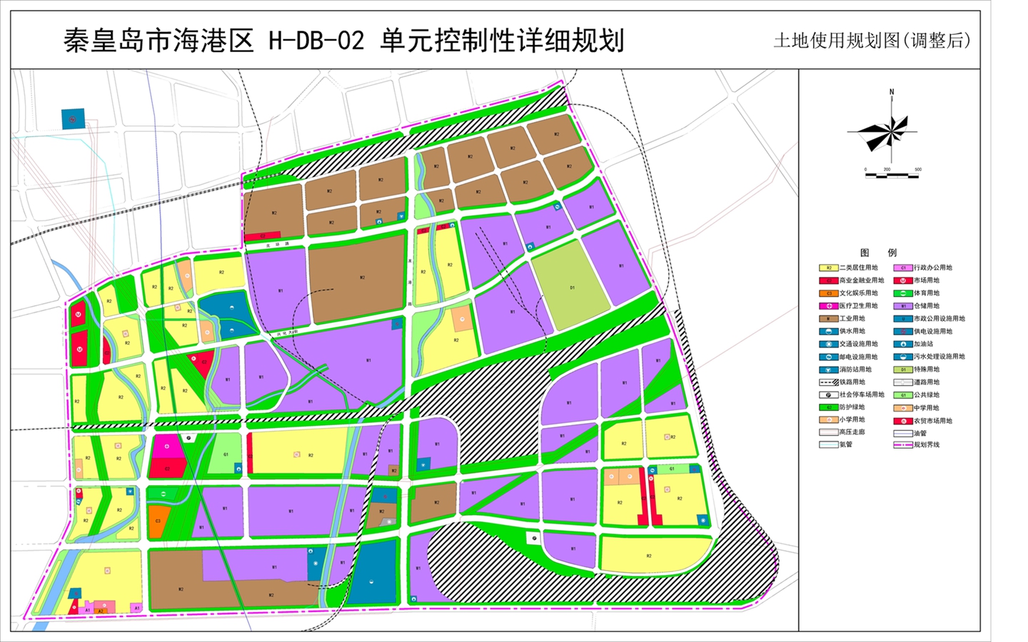 秦皇岛市规划图详细图片