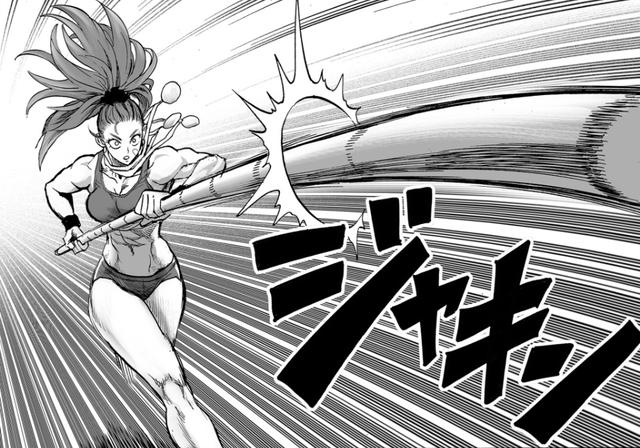 前文说过,一拳超人的女性角色都非常鲜明,而主将水树更是这一优势的最