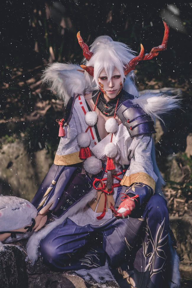 阴阳师手游,茨木童子cosplay