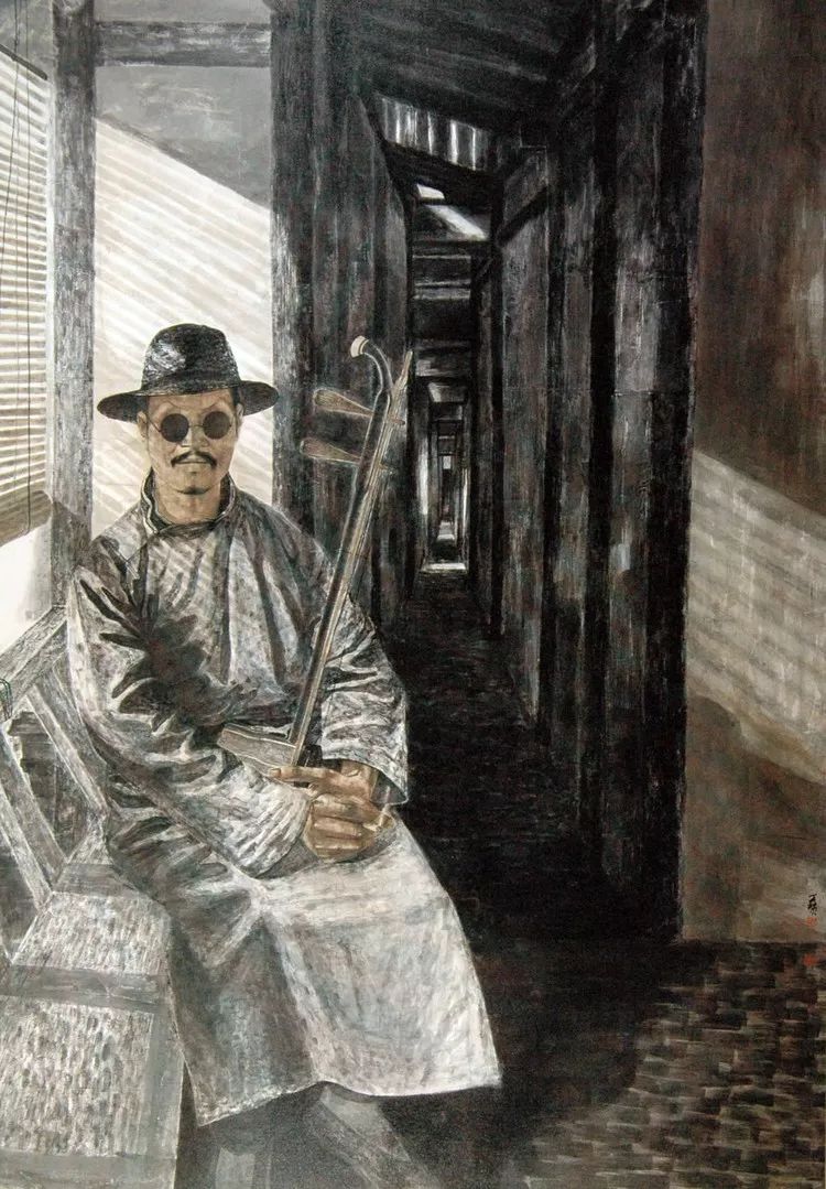 灿然水墨间王赞水墨人物画欣赏