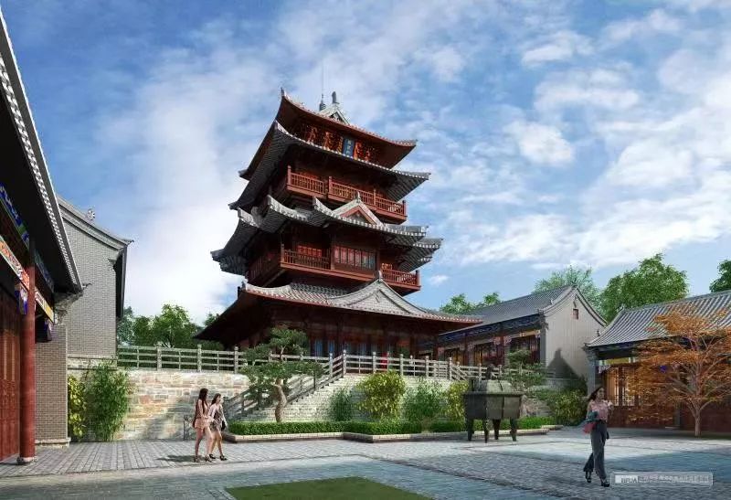 盛大开园商南西街明清古街十一开街迎客