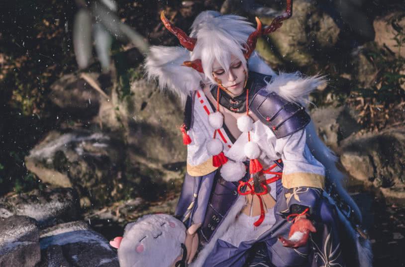 阴阳师手游,茨木童子cosplay