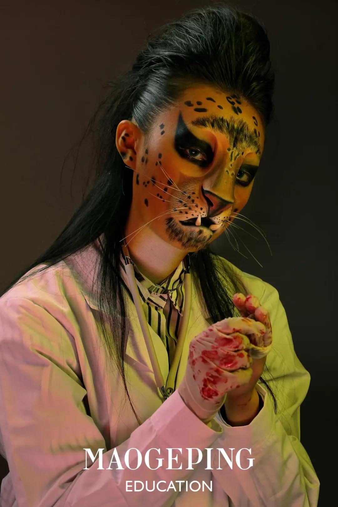 分享一组神奇的特效化妆作品化完妆简直像换了个头