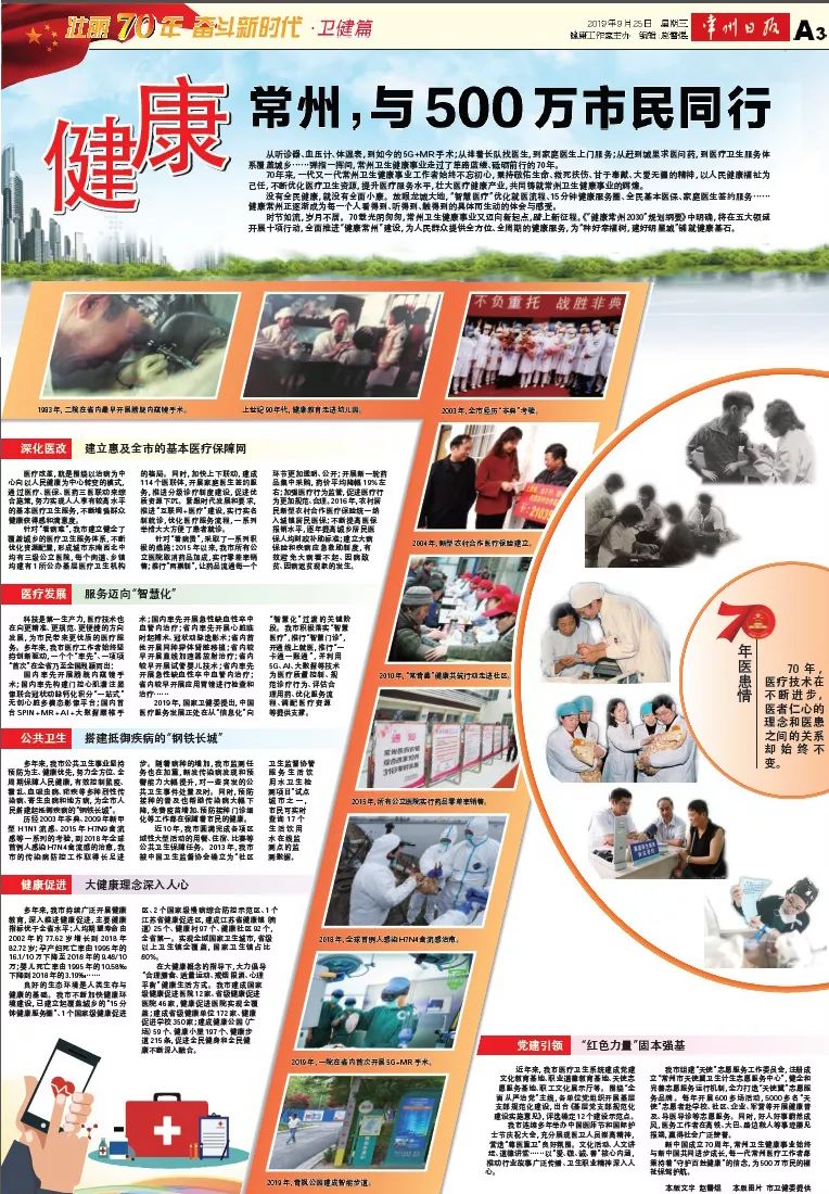 9月26日上午,常州市卫生健康委领导班子带领机关工作人员来到会展中心