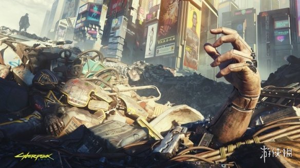赛博2077公布惊悚新截图废墟中伸出一只手臂