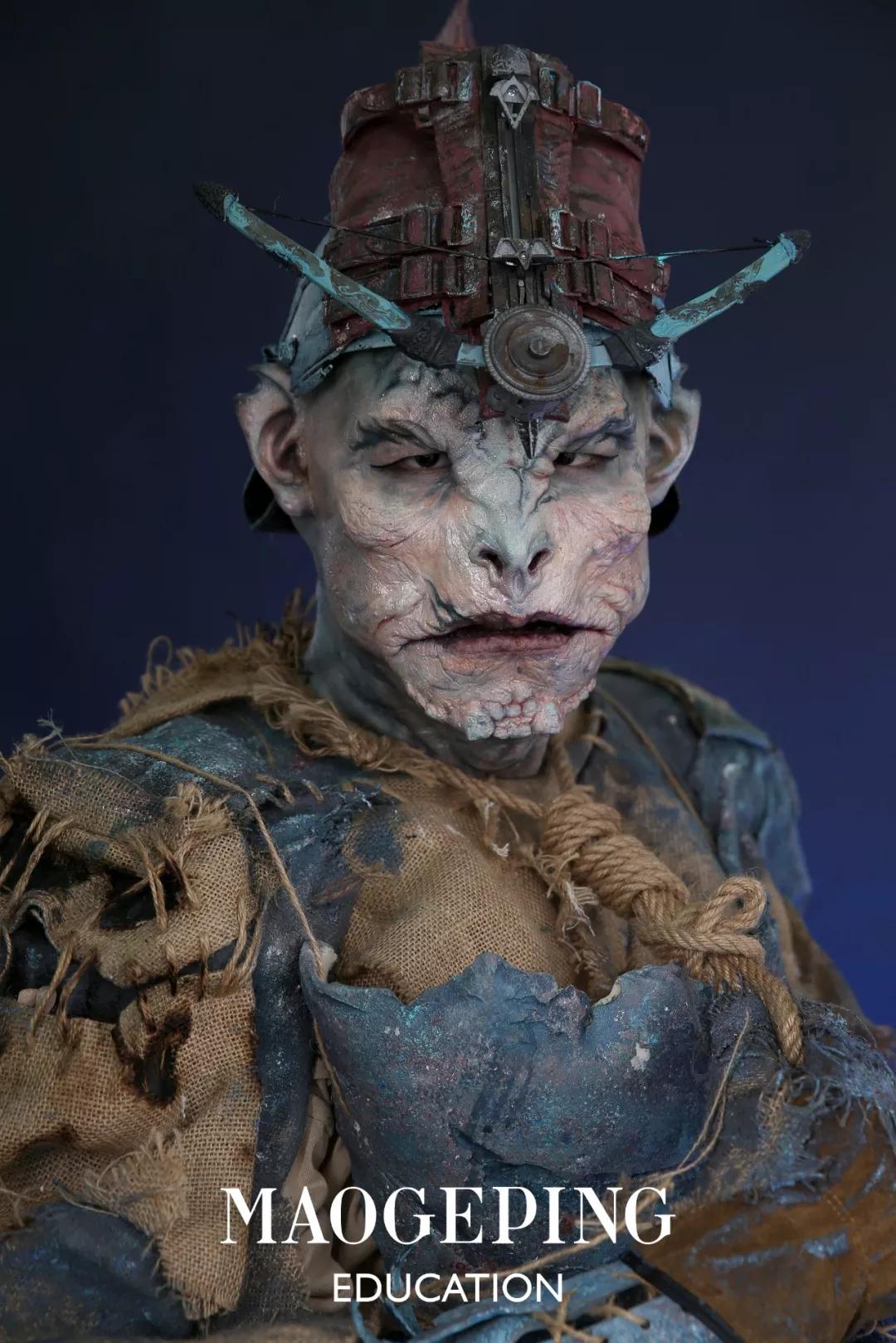 分享一组神奇的特效化妆作品化完妆简直像换了个头