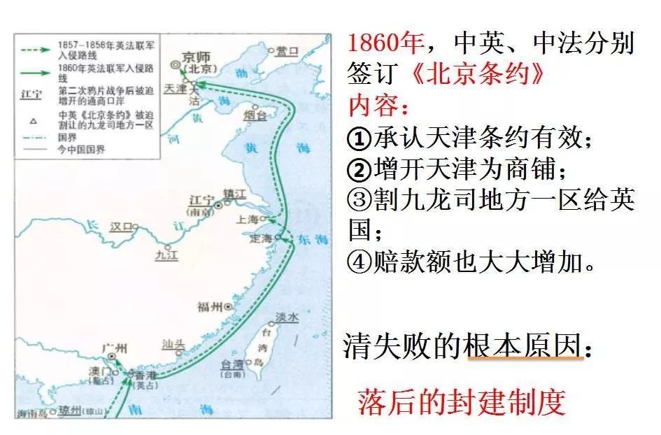 第二次鴉片戰爭c.八國聯軍侵華d.甲午