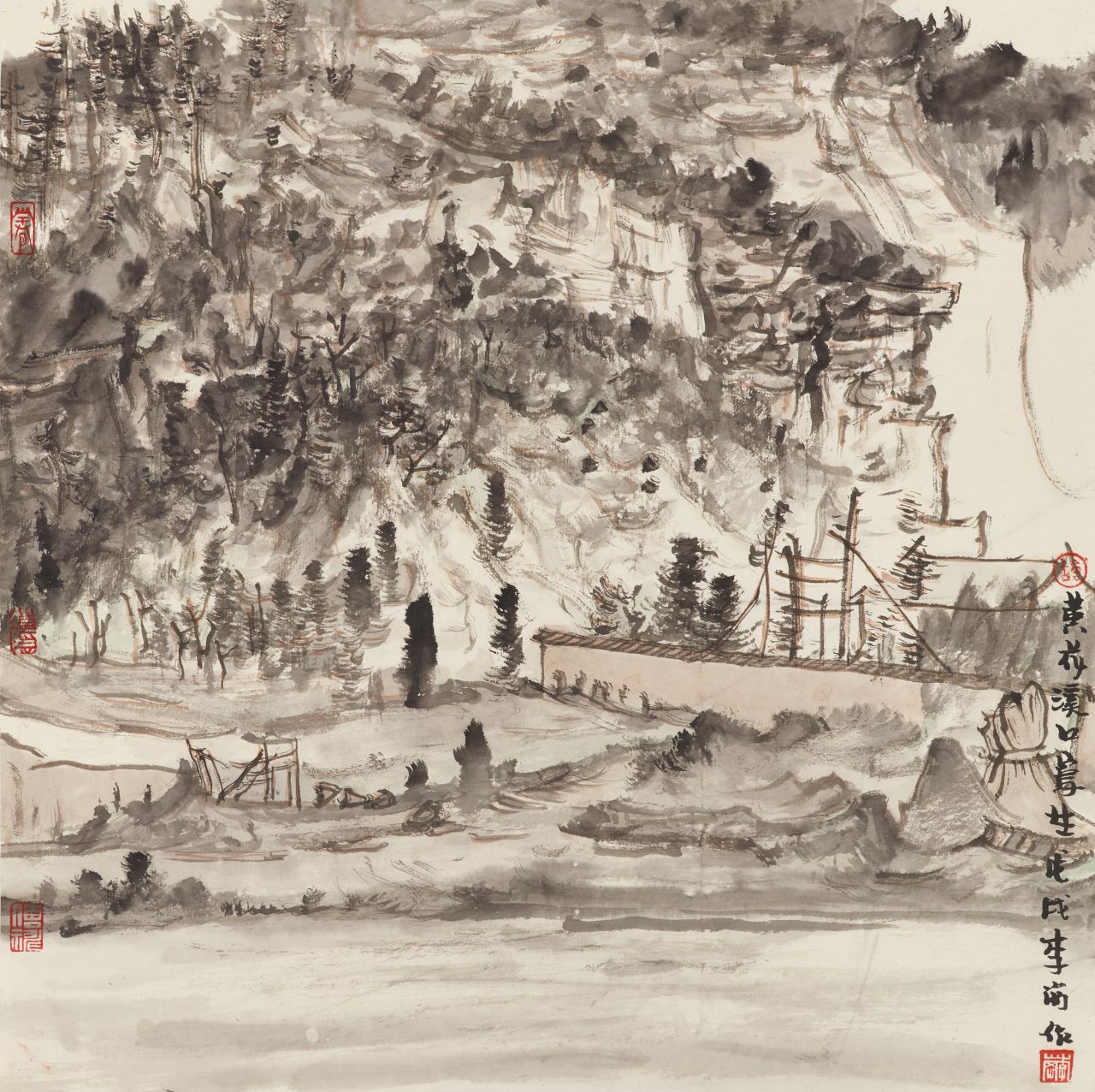 书画名家著名实力派画家李岗绘画作品赏析