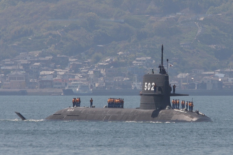 日本海自最强苍龙级潜艇新照消声瓦细节曝光令人印象深刻