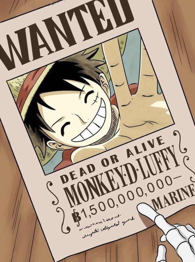 海贼王957话15亿的路飞跻身五皇看到四皇悬赏金才知道太年轻