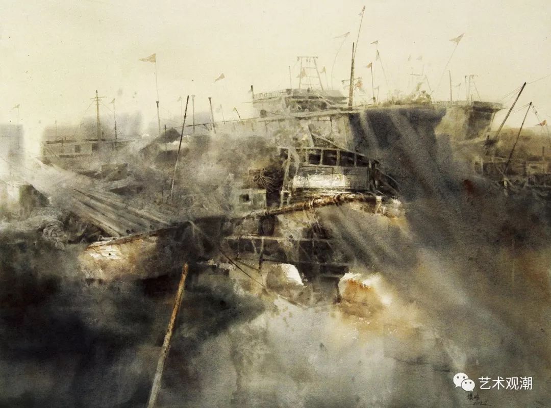 李俊峰《渔港晨曲》(山西)李利民《学海·追梦》(浙江)李宁《丰收》