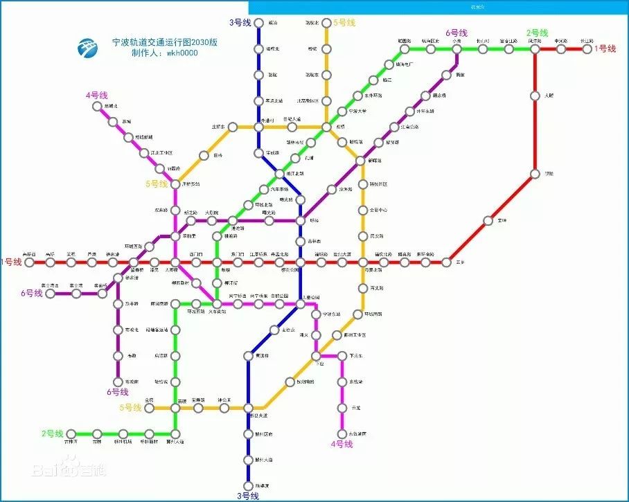 线路经过海曙西片区,海曙老城,三江口,鄞州区及东部新城,北仑霞浦;在