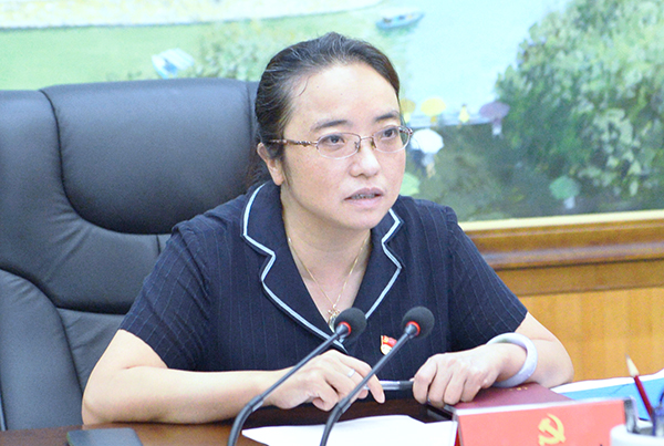宋细妹主持召开全区涉改区直单位正职调研座谈会组图