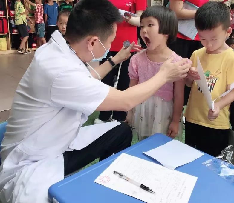 健康呵护快乐成长荷坳幼儿园体检记
