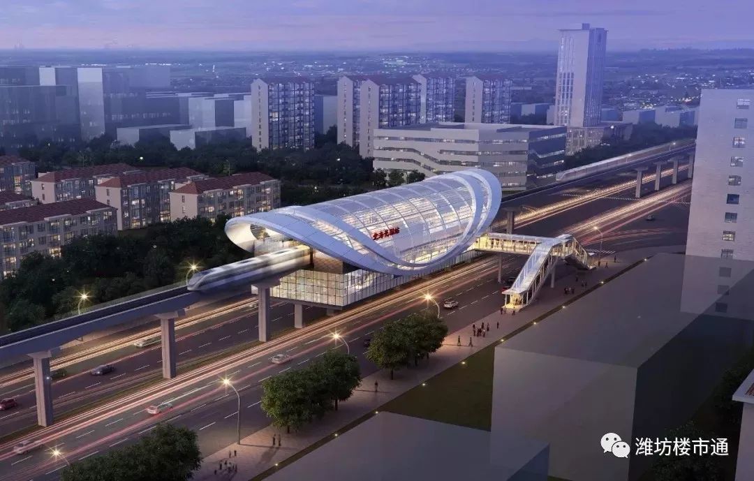 潍坊轻轨长这样!