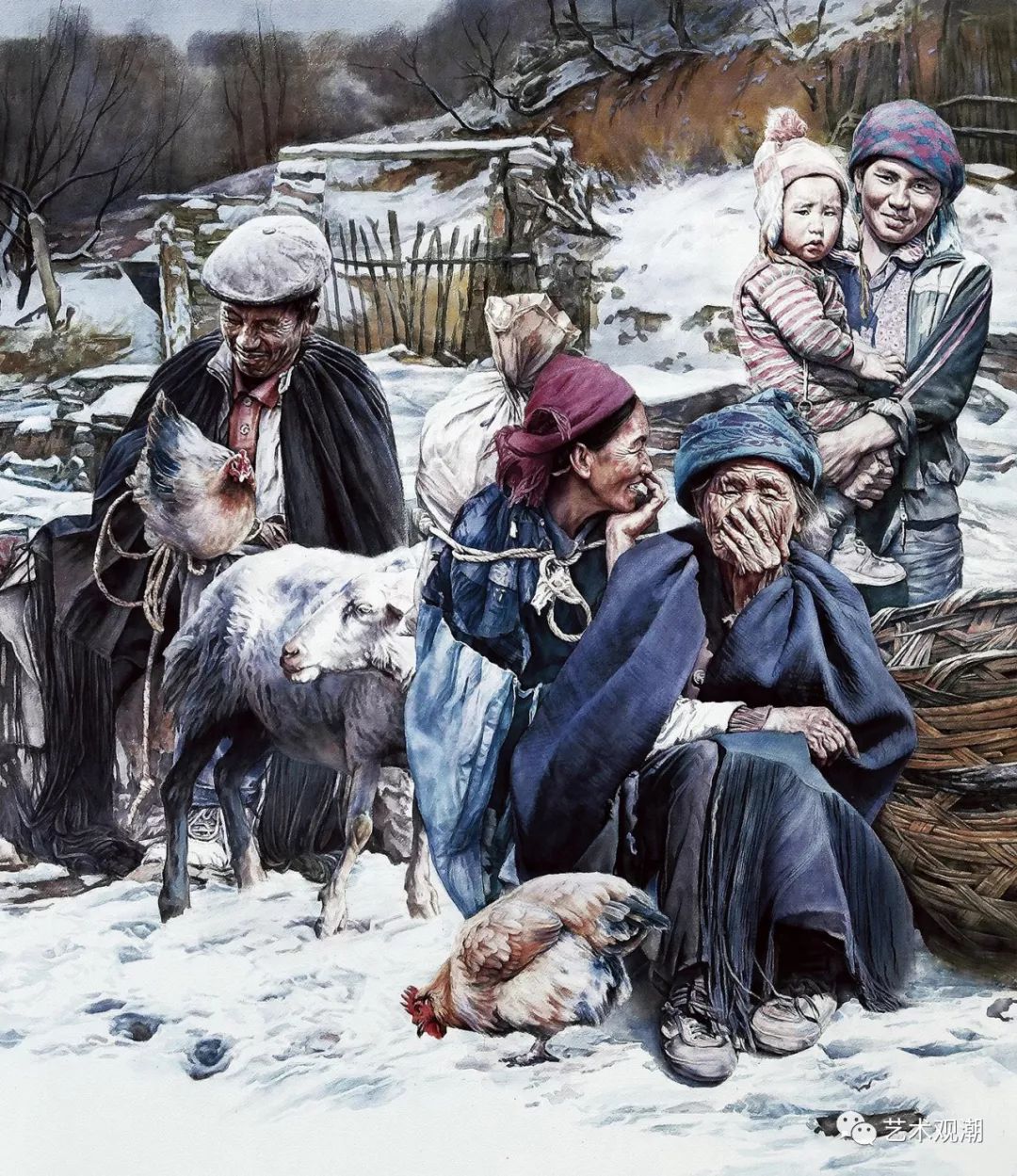 李俊峰《渔港晨曲》(山西)李利民《学海·追梦》(浙江)李宁《丰收》