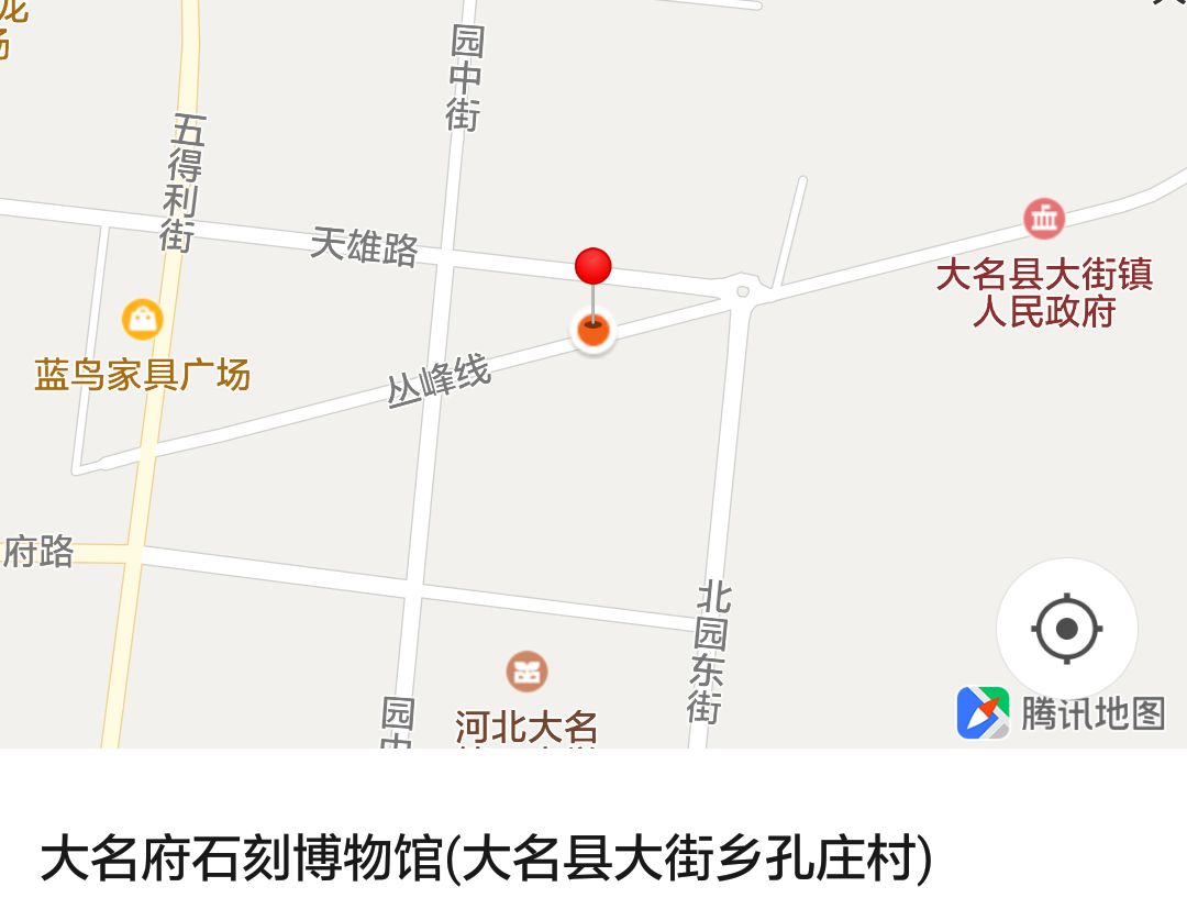 大名县街景地图图片