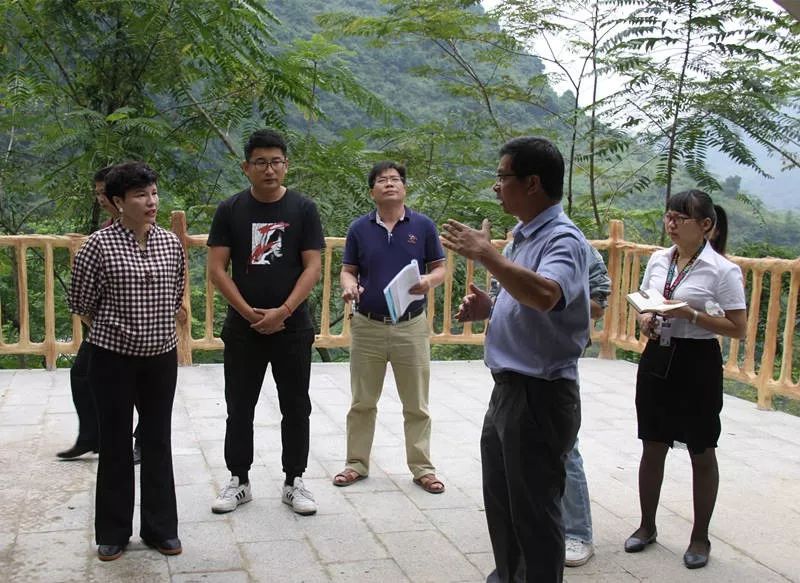 巴马县文化广电体育和旅游局局长黄燕飞工作组一行赴水晶宫等景区开展