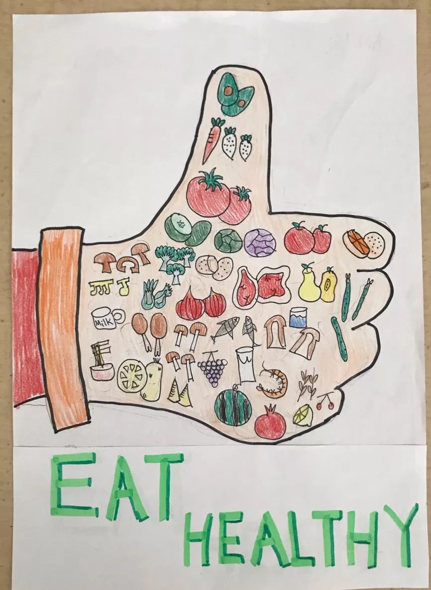 healthy eating poster competition 融合课程健康饮食海报竞赛
