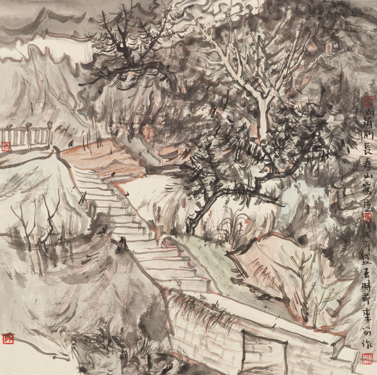 书画名家著名实力派画家李岗绘画作品赏析