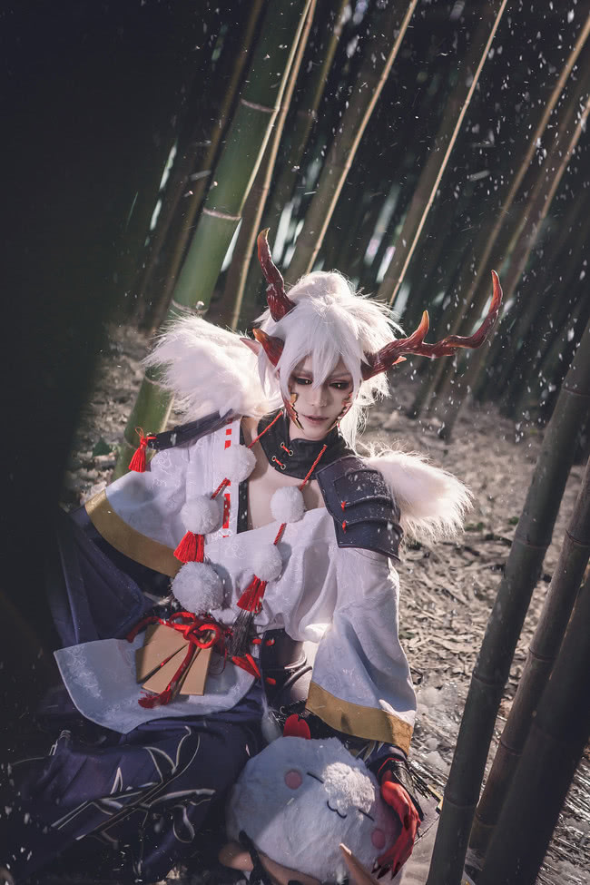 阴阳师手游,茨木童子cosplay