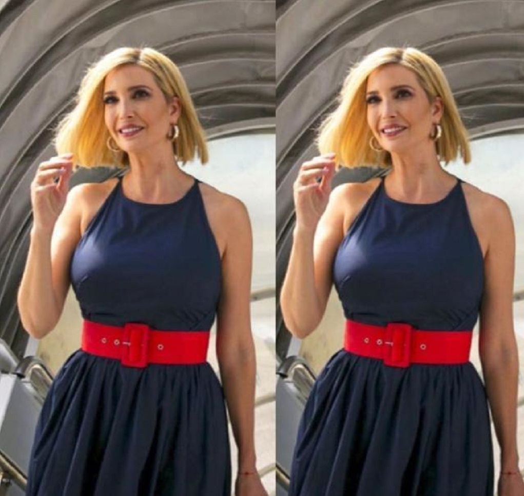 美国第一女儿伊万卡身材虽好但展露要适当这种裙子还是别穿了