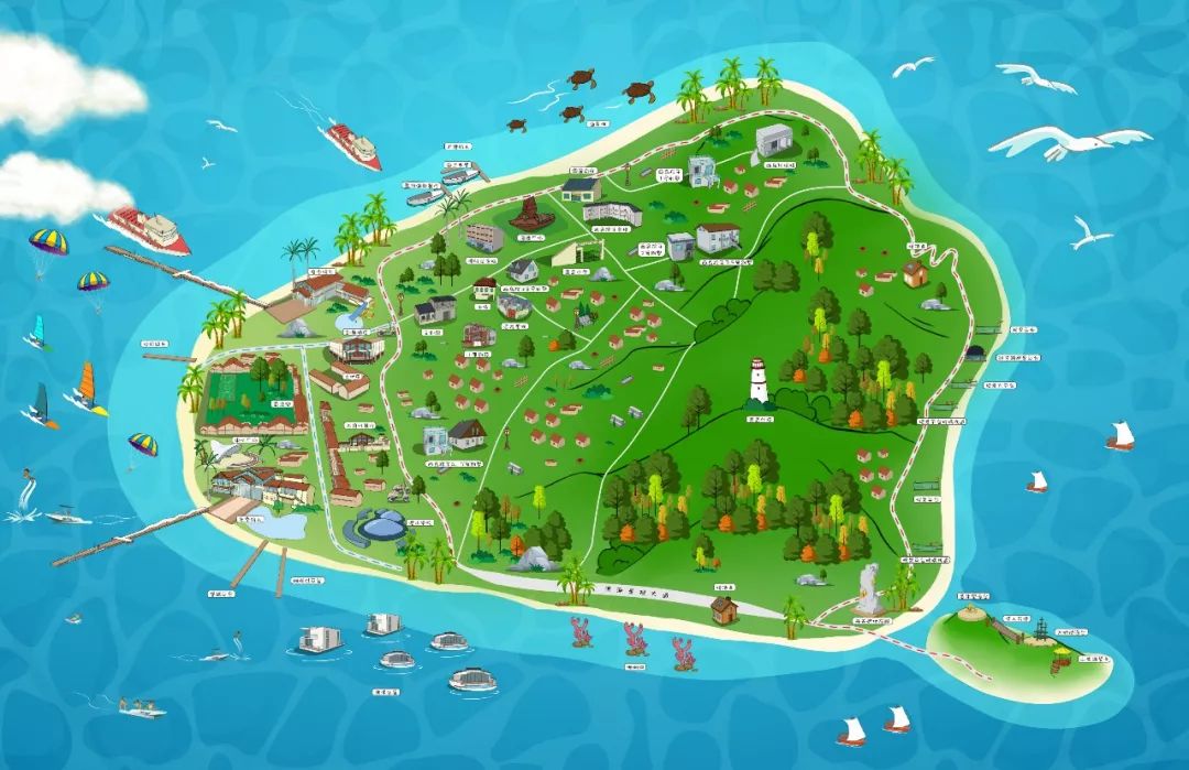 西摩岛地图图片