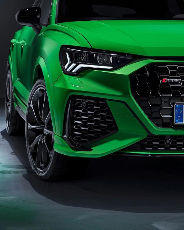 全新奥迪rsq3让人眼前一亮的绿色