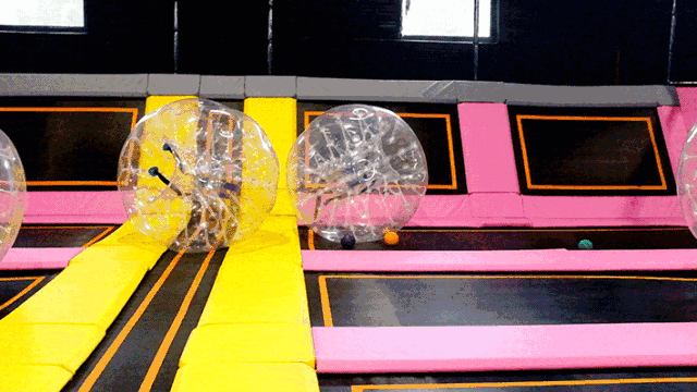 5000㎡蹦床,50 项游乐设施,劲多游戏玩不停~_项目