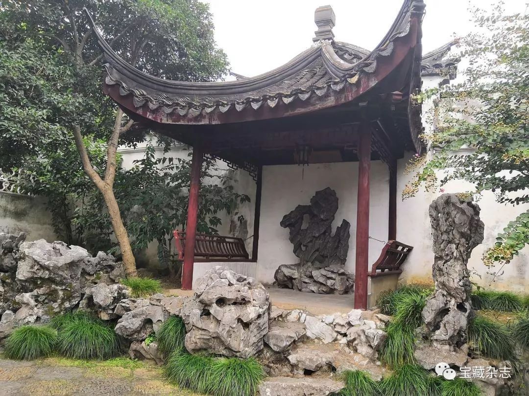 网师园冷泉亭的鹰石(三)题刻的保护古石题刻可以借鉴古代碑刻的保护