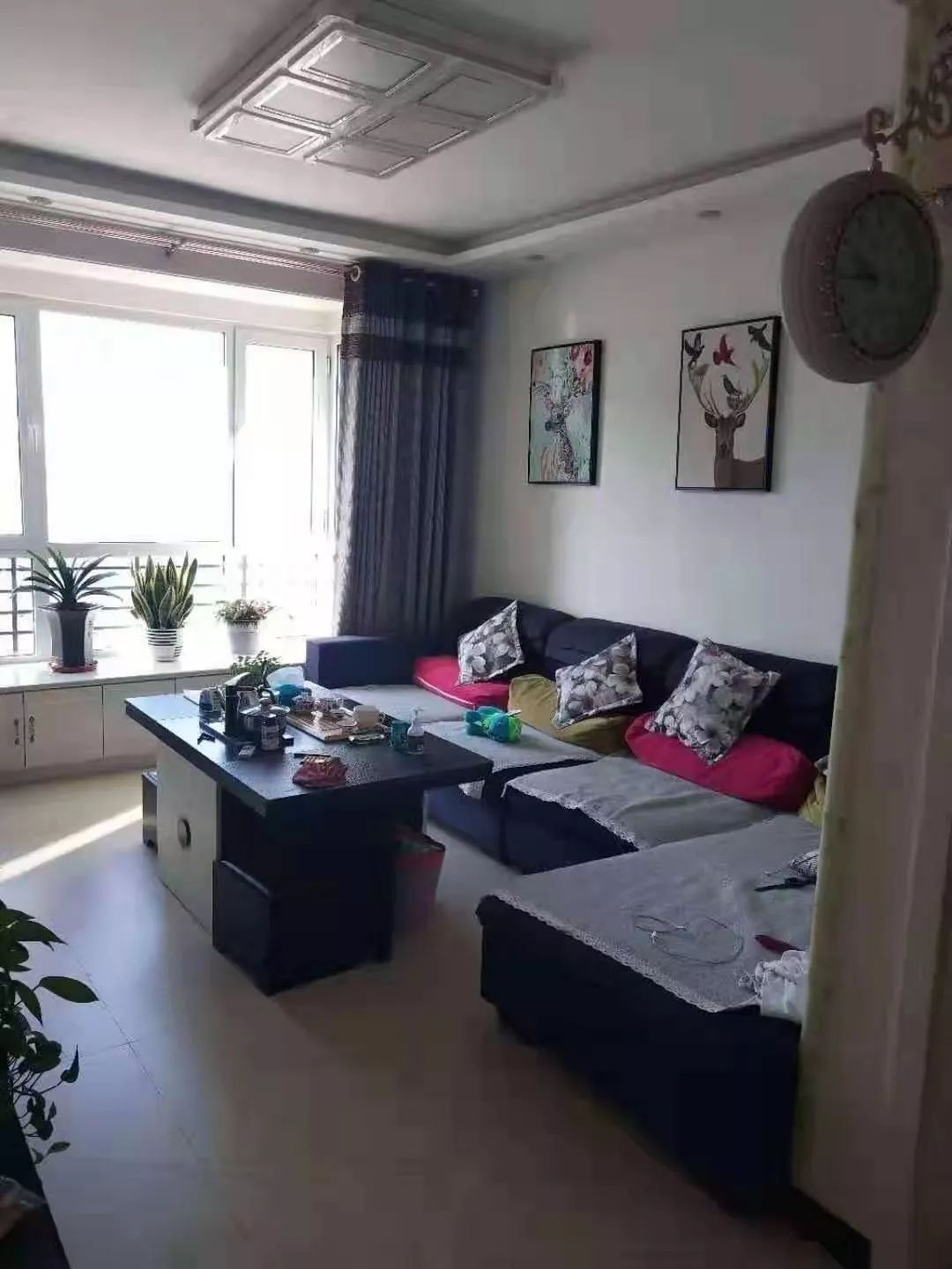 02出售富达山庄住房一套,两室两厅一卫,88平,精装修,中间楼层,带地下