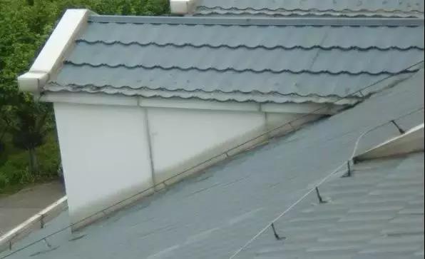 斜坡屋顶排水效果图图片