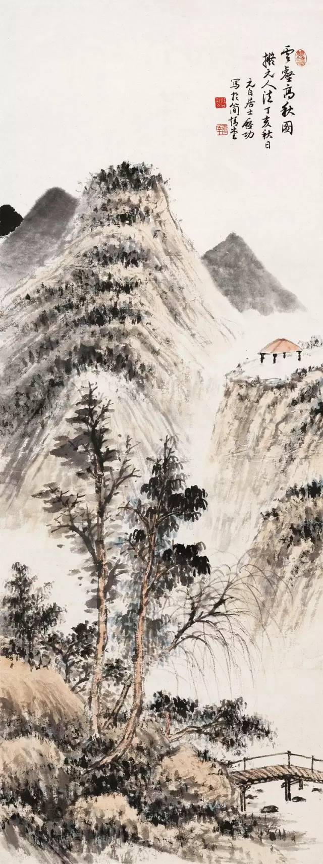 精美山水画100幅太全了