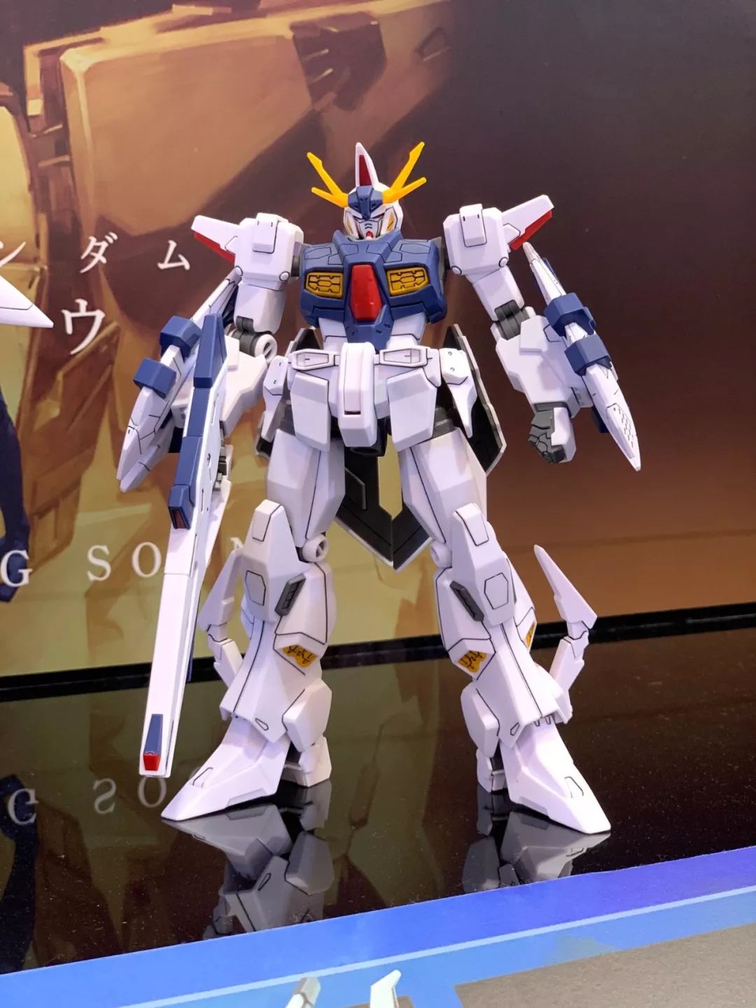 全日本模型大会hg1144大白鹅成品图与白膜对比