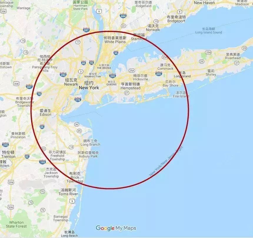 图片来源:谷歌地图旧金山湾区是美国西海岸加利福尼亚州北部的一个大