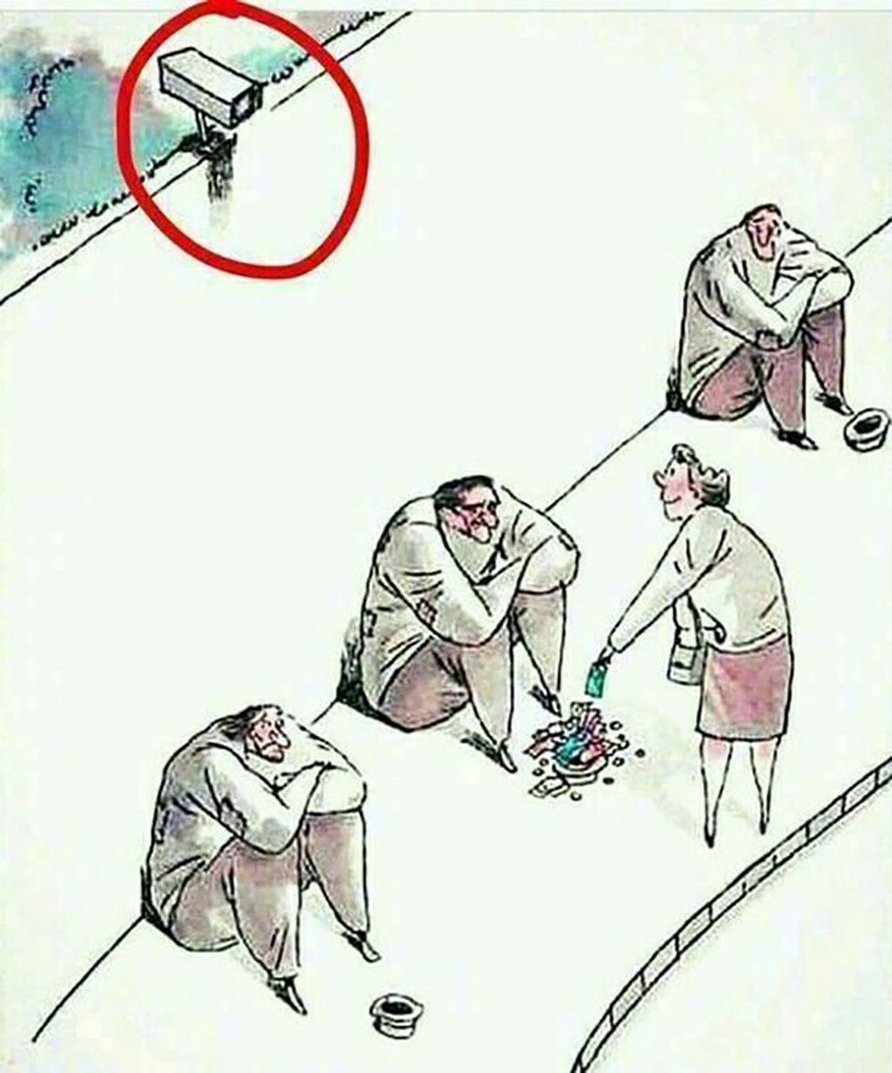 极具讽刺意味的创意插画,含义太深,看的脑仁疼.